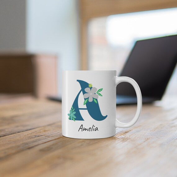 Amelia Coffee Mug, Custom Name Coffee Mug, Personalised Coffee Mugs,  Mugstore99, Microwave Dishwasher Safe, Ceramic Coffee Cups, 11oz - Etsy