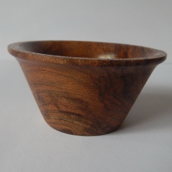 Small exotic hardwood bowl made from Tanga Tanga Wood