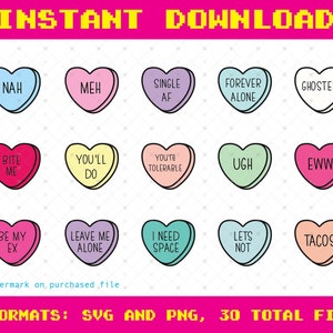 Anti Valentine svg, anti-valentines png, anti-valentine bundle, anti-valentine candy svg, anti valentines svg, anti romantic, anti love
