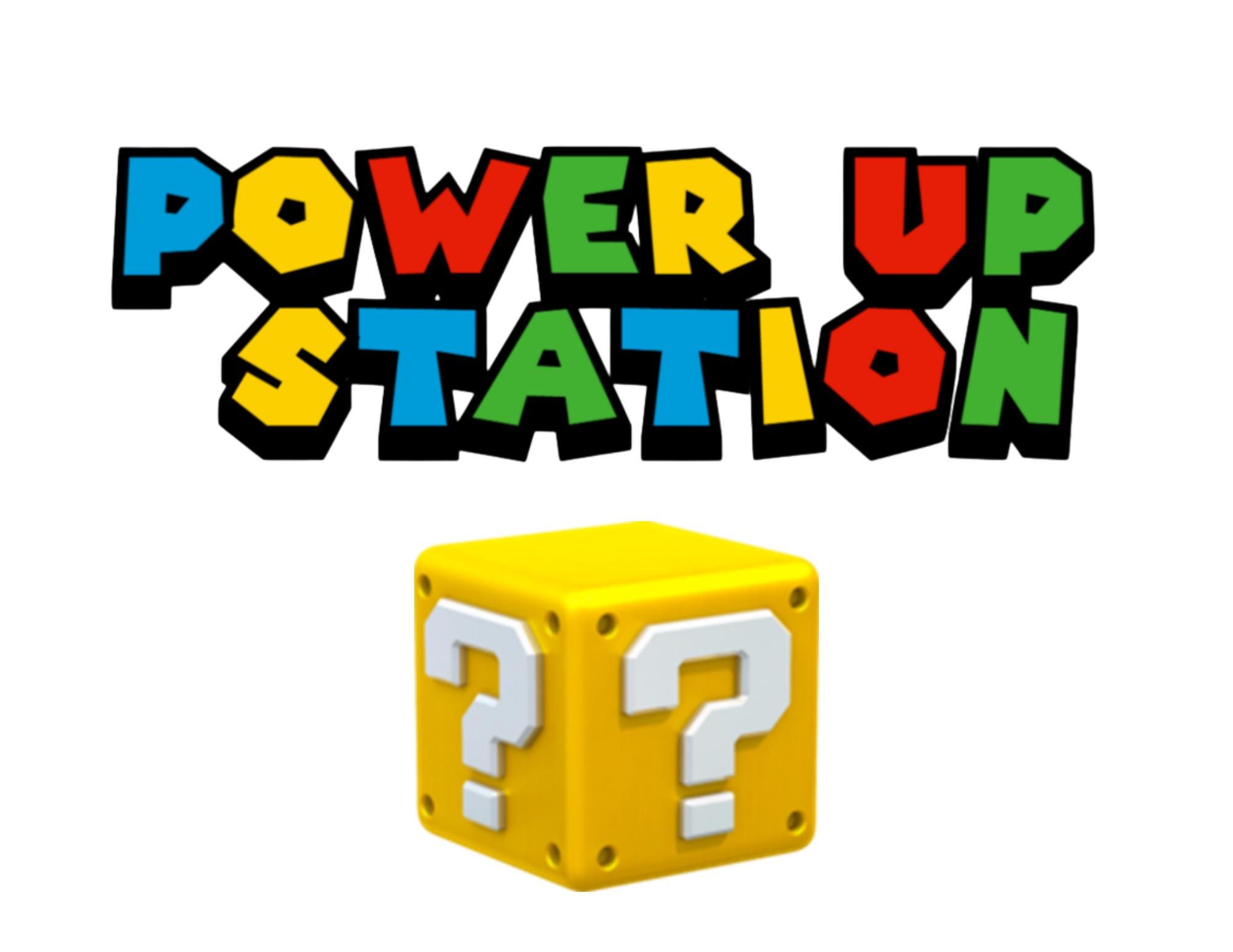 Powerup Box Super Mario Power up Station Sign - Etsy