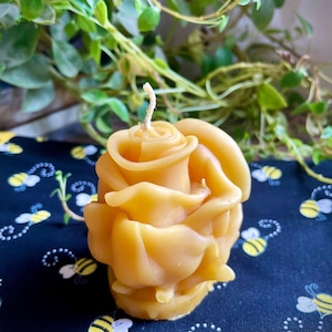 ROSE Candle | VALENTINES GIFT  | 100% Natural Beeswax | Handmade | Gift Idea