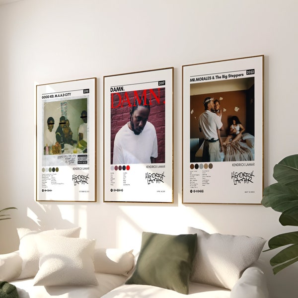 Kendrick Lamar Cover, Set of 3 Hypebeast posters, Kendrick Lamar poster, Kendrick Lamar DAMN poster, DIGITAL DOWNLOAD