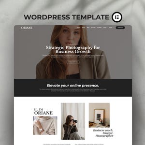 WordPress Theme, Elementor Website Template, Woocommerce Wordpress Themes, Marketing Agency, Coach website, Website, Professional Theme
