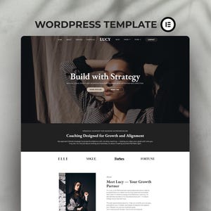 WordPress Theme, Elementor Website Template, Woocommerce Wordpress Themes, Marketing Agency, Coach website, Website, Professional Theme