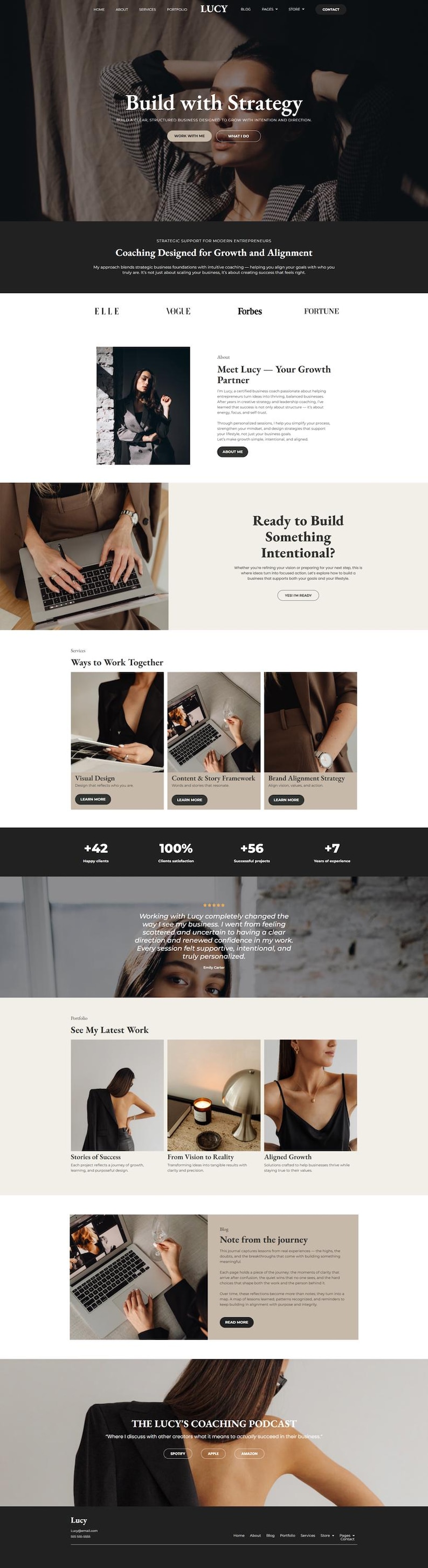 WordPress-Theme, Elementor-Website-Vorlage, WooCommerce-WordPress-Themes, Marketingagentur, Coach-Website, Website, professionelles Theme Bild 6