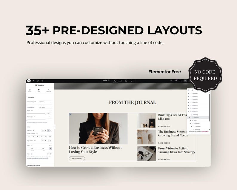 WordPress-Theme, Elementor-Website-Vorlage, WooCommerce-WordPress-Themes, Marketingagentur, Coach-Website, Website, professionelles Theme Bild 4