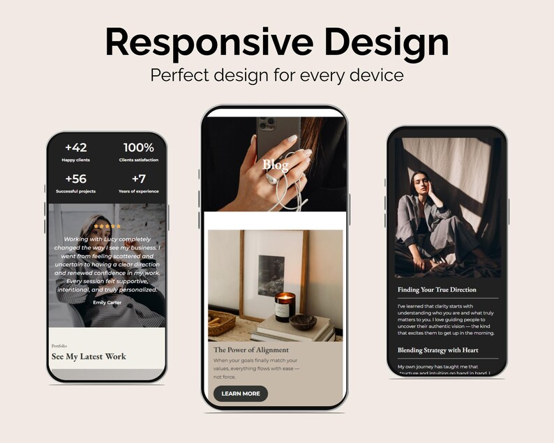 WordPress Theme, Elementor Website Template, Woocommerce Wordpress Themes, Marketing Agency, Coach website, Website, Professional Theme image 6