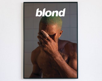 Poster di Frank Ocean, poster biondo, poster dell'album, Novacane, poster biondo di Frank Ocean, poster dell'album biondo, arte della parete, stampa dell'album