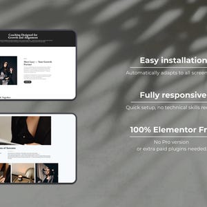 WordPress Theme, Elementor Website Template, Woocommerce Wordpress Themes, Marketing Agency, Coach website, Website, Professional Theme image 2