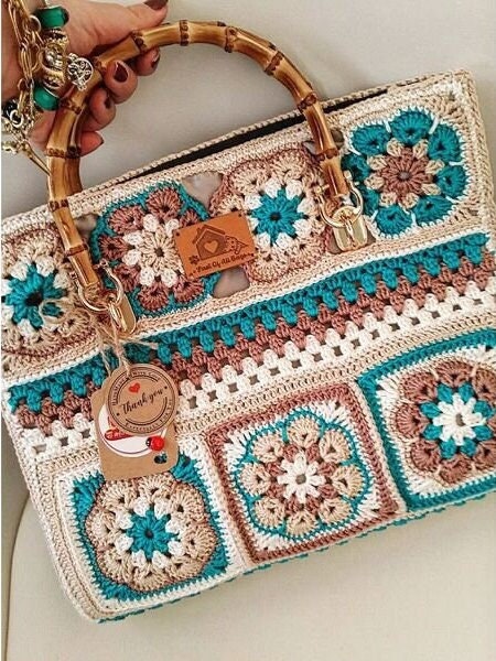 Granny square bag Etsy Nederland