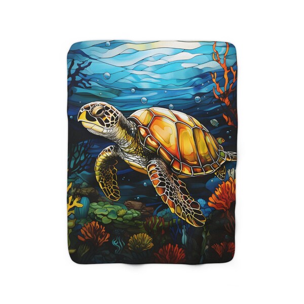 Sea Turtle Blanket - Etsy