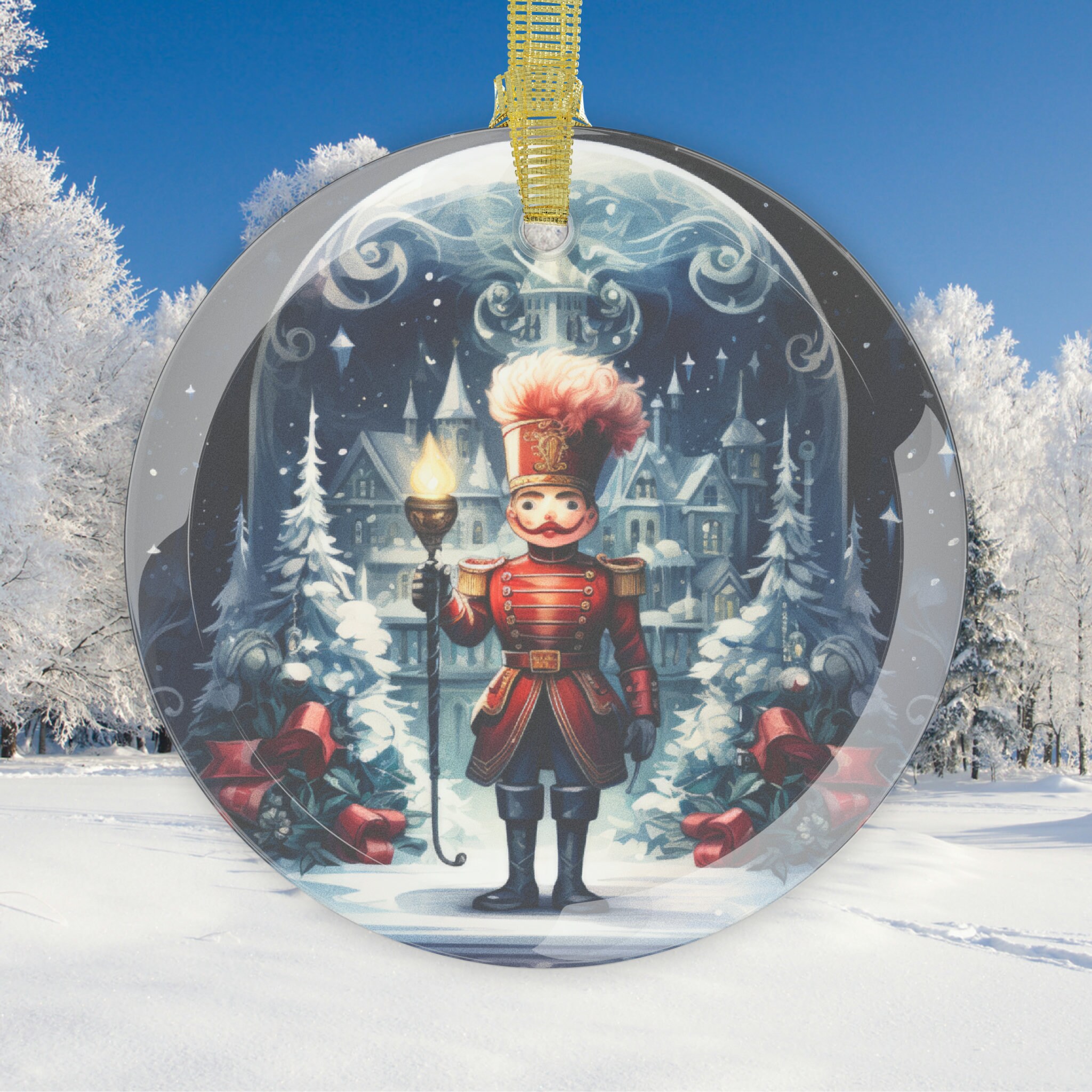 Nutcracker sale snow globe