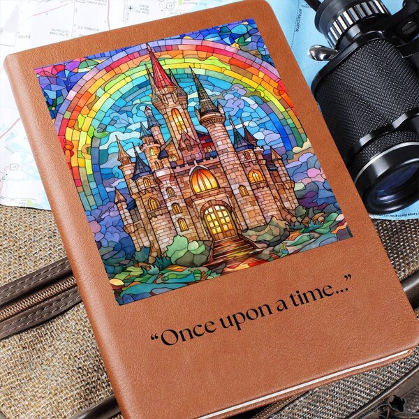 Once Upon a Time Writing Journal, Story Writing Notebook, Stocking Stuffer Gift for a Writer or Author