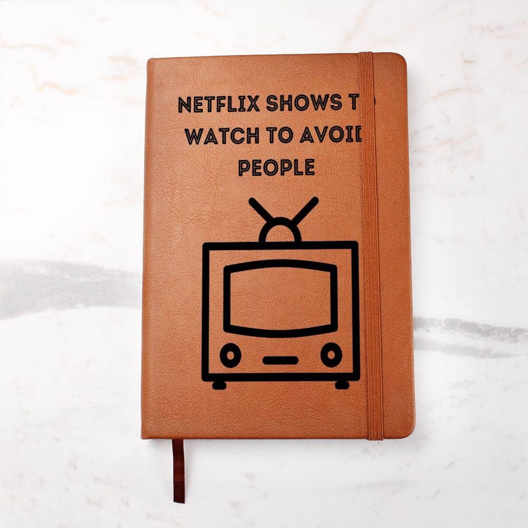 Funny Leather Journal Funny Notebook Gag Gift Introvert Etsy