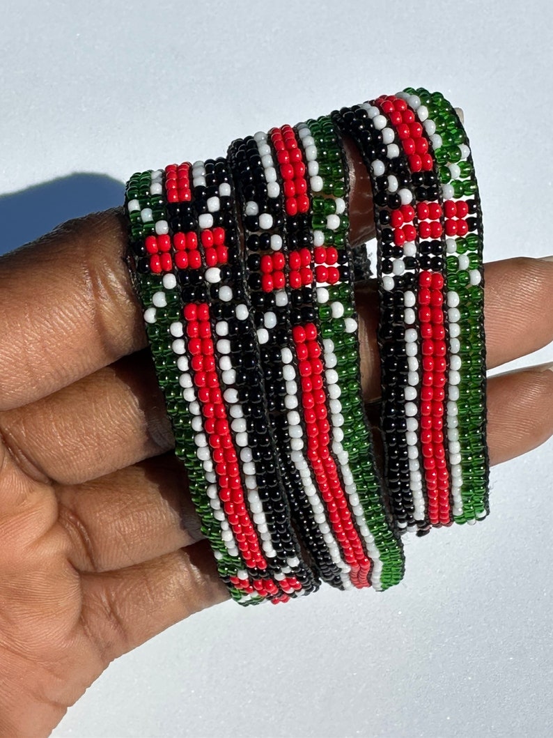 Beaded Kenyan Bracelets Etsy