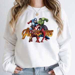 Avengers Heroes PNG, Superheroes Shirt Sublimation PNG, Heroes Design ...
