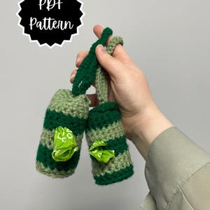 Crochet Pattern for Doggy Poop Bag Holder - Crochet PDF Pattern