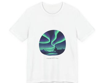オーロラTシャツ｜オーロラアート、星空観察ポスター