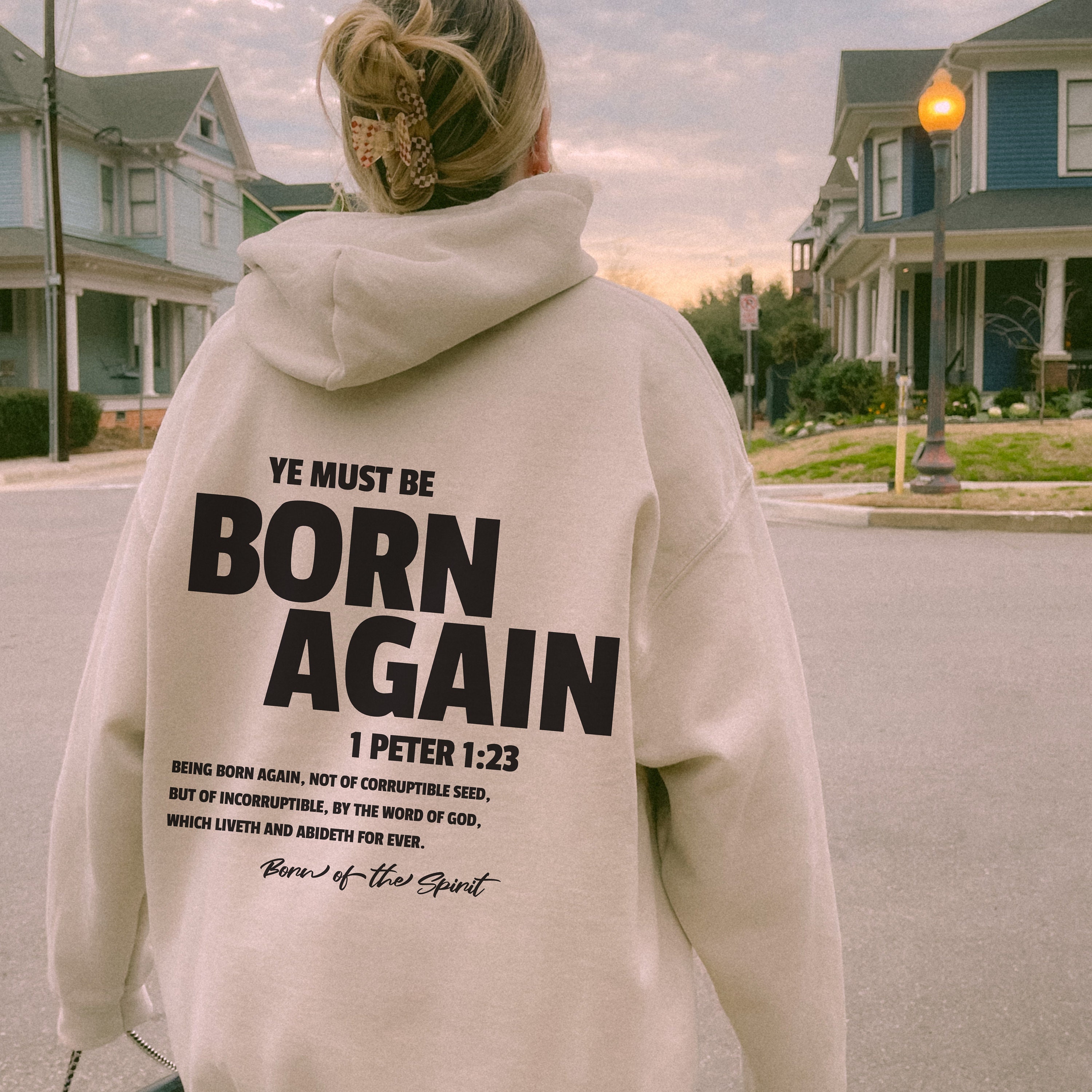 Ye Must Be Born Again Hoodie Etsy UK
