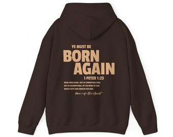 Ye Must Be Born Again Aesthetic Christian Streetwear Bible Verse