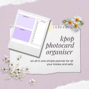 Kpop Photocard Planner