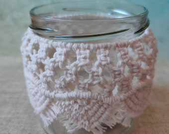 Macramé jar "Victoria"