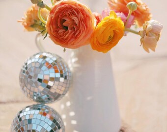 Blumen-Disco Fotografie Druck