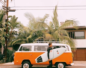 Encinitas Surfer Fotografie Druck