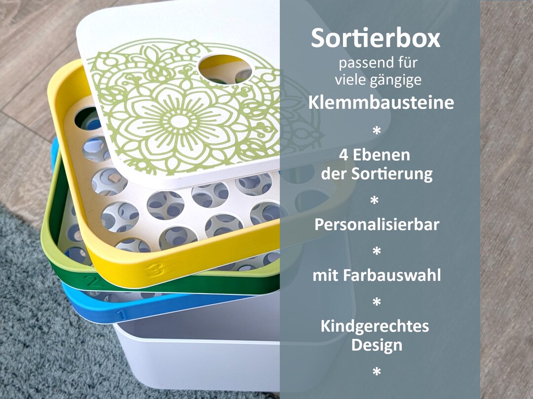 Building Blocks, Lego, Brixx - Sorting Box for Children. All Kinds of ...