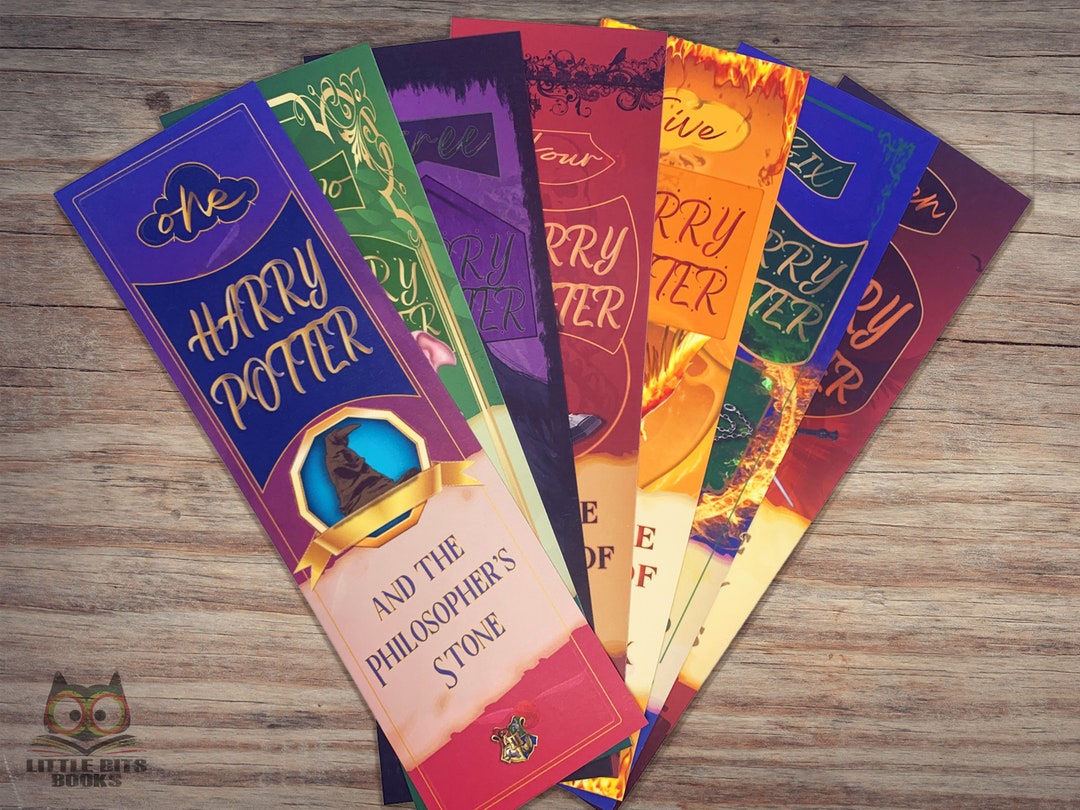 HARRY POTTER Bookmark Bundle Book Series 17 Etsy