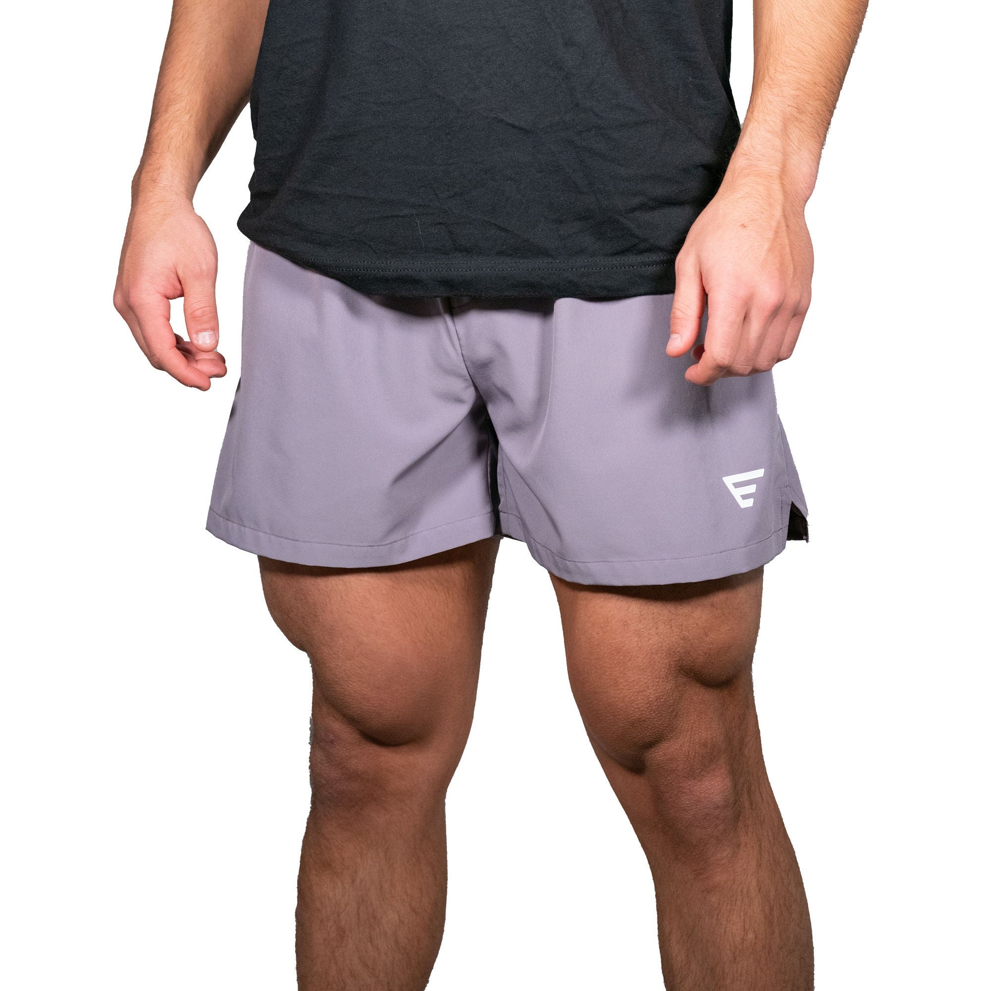 Athletic Fit Performance Short 5 Inch Inseam Purple 