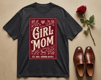 Lámina artística vintage de Matchbox: regalo estético de San Valentín para mamás de niñas y niños. Etiqueta decorativa retro roja y rosa para mamás.