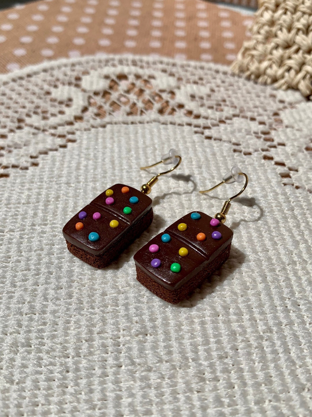 Cosmic Brownie Earrings Little Debbie Earrings Dessert Lover Etsy