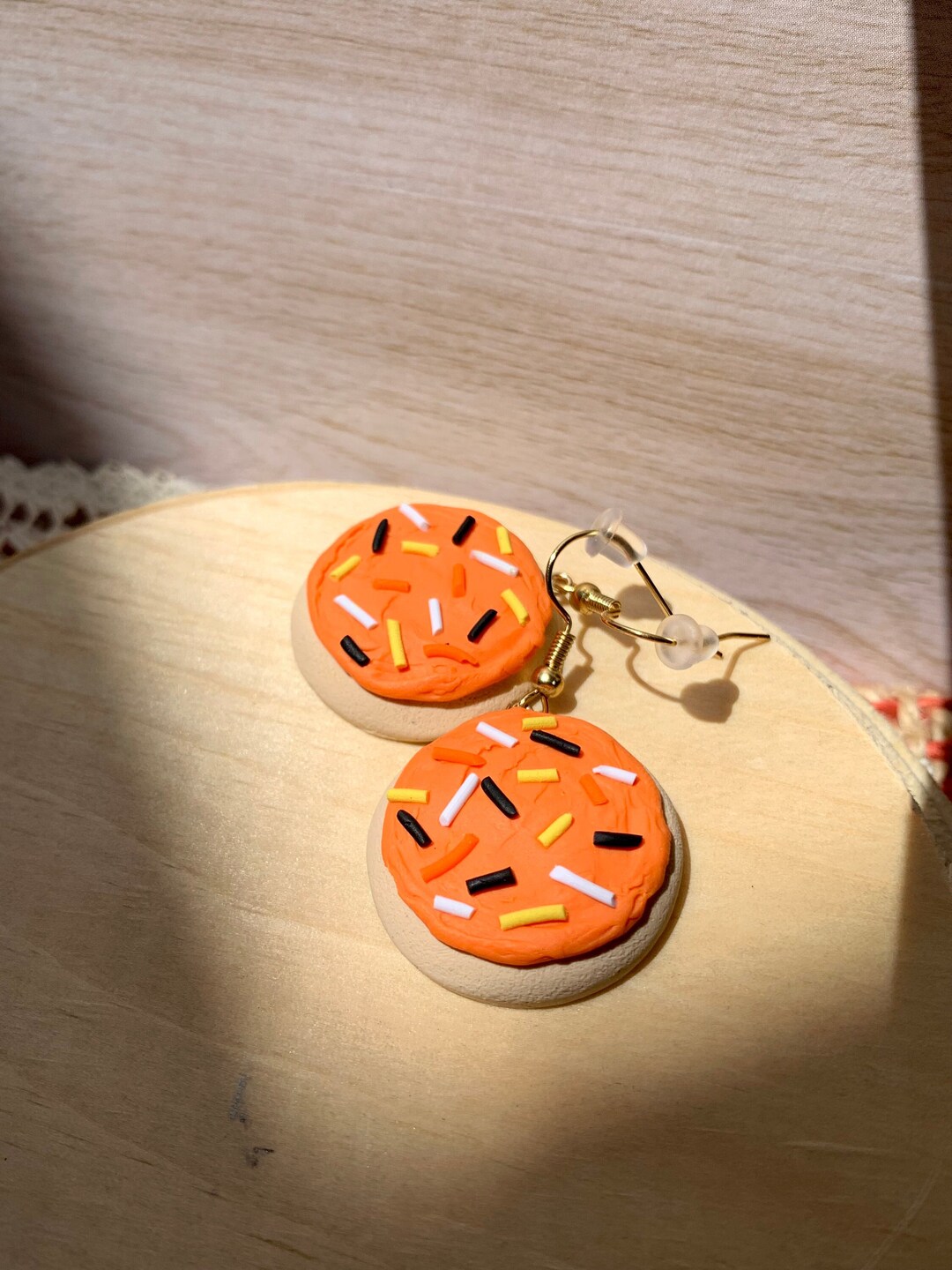 Halloween Frosted Sugar Cookie Earrings Halloween Earrings Etsy