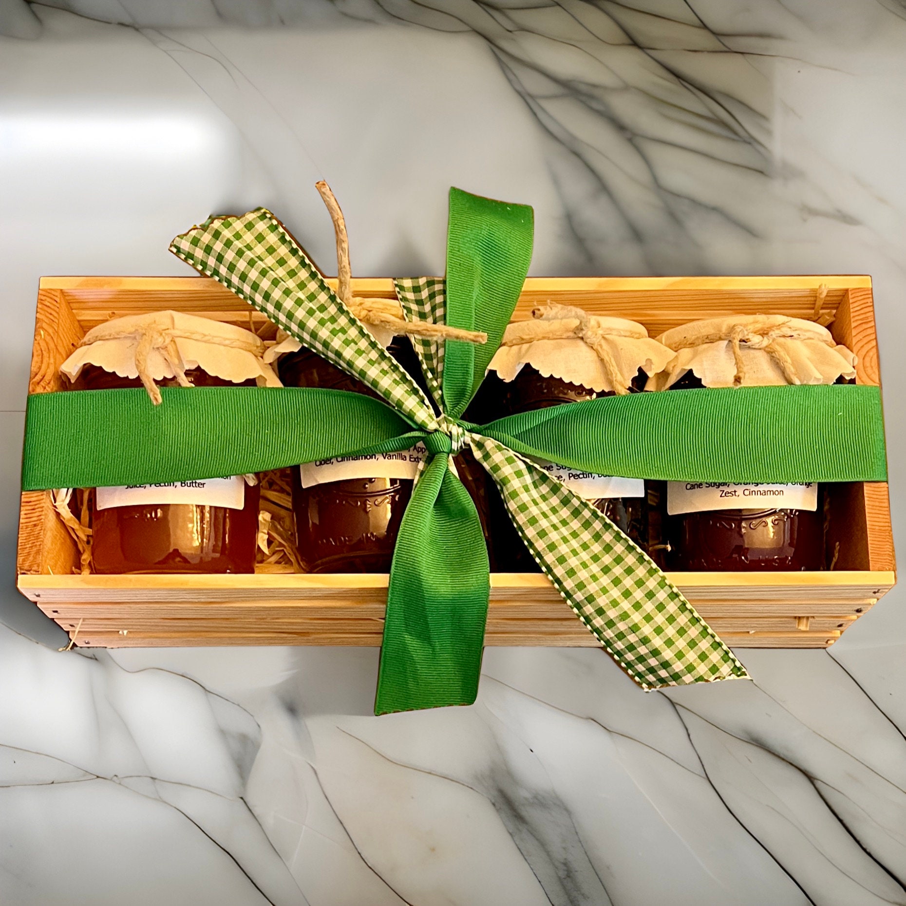 Jam/jelly Gift Box 4 Pack 8oz Etsy