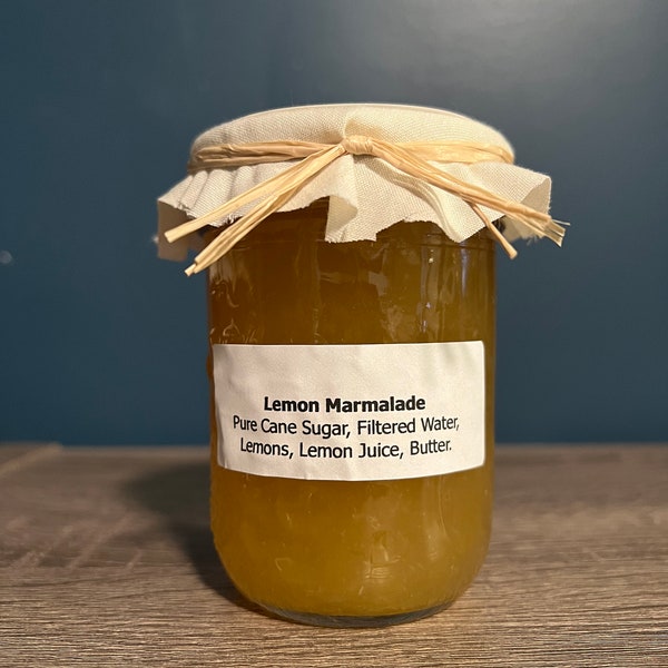 Homemade Lemon Marmalade