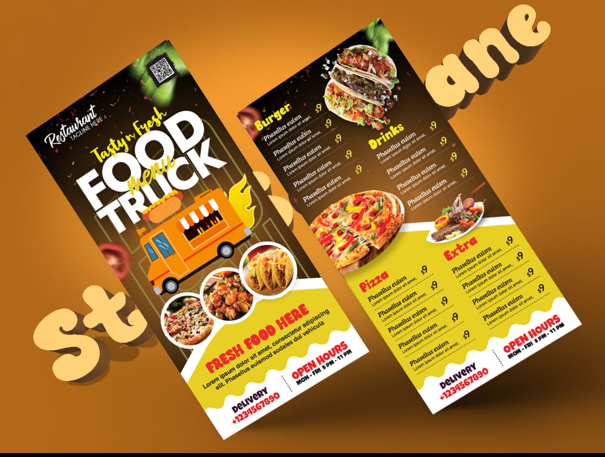 Food Truck Template Design