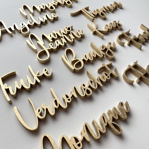 Noms de marque pour mariage Marque-places en bois pour noms de table pour mariage Noms de couverts personnalisés Marques de table pour mariage Noms de lieux
