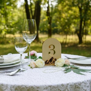 Mountain Wedding Table Numbers, Rustic Wooden Wedding Reception Decor, Adventure Wedding Table Signs, Personalized Table Numbers