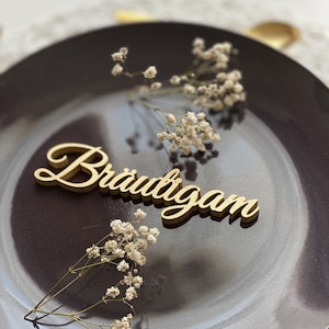 Cartões de nome de casamento, nomes de lugares, cartão de lugar de casamento, corte a laser, configuração de lugar, nomes de mesa de casamento, cartões de nome de mesa Noiva e noivo