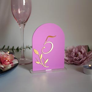Tischnummern, Hochzeit Tischnummern, Acryl Tischnummern, Gold Tischnummern, Spiegel Gold Tischnummern Tischnummern Hochzeit Benutzerdefinierte Laserschnitt