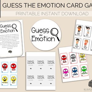 Guess The Emotion Card Game