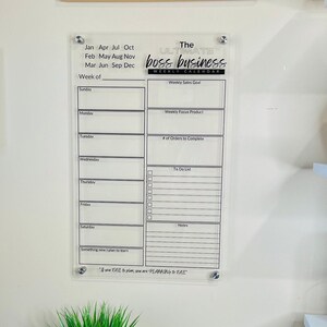 Weekly Wall Calendar