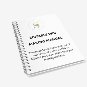 Wig Making Course MANUAL (Editable File)