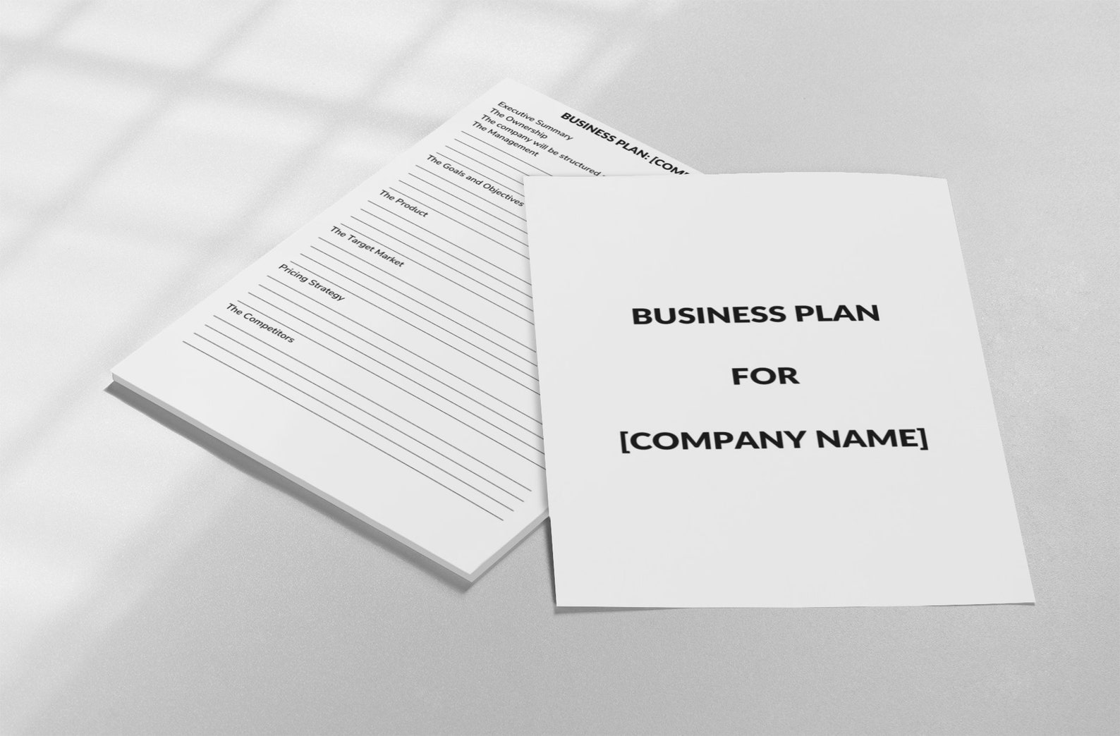 Wig Business Plan Template Etsy