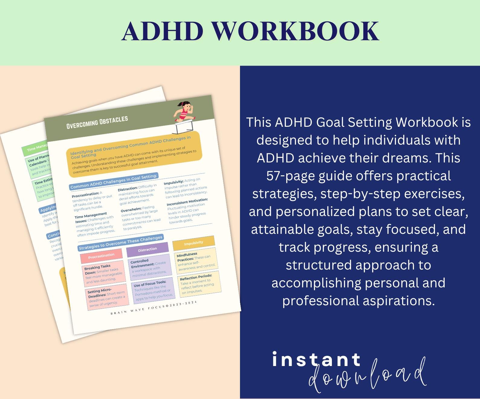 ADHD Goal Setting Workbook for Teens | Build Motivation & Achieve Goals ...