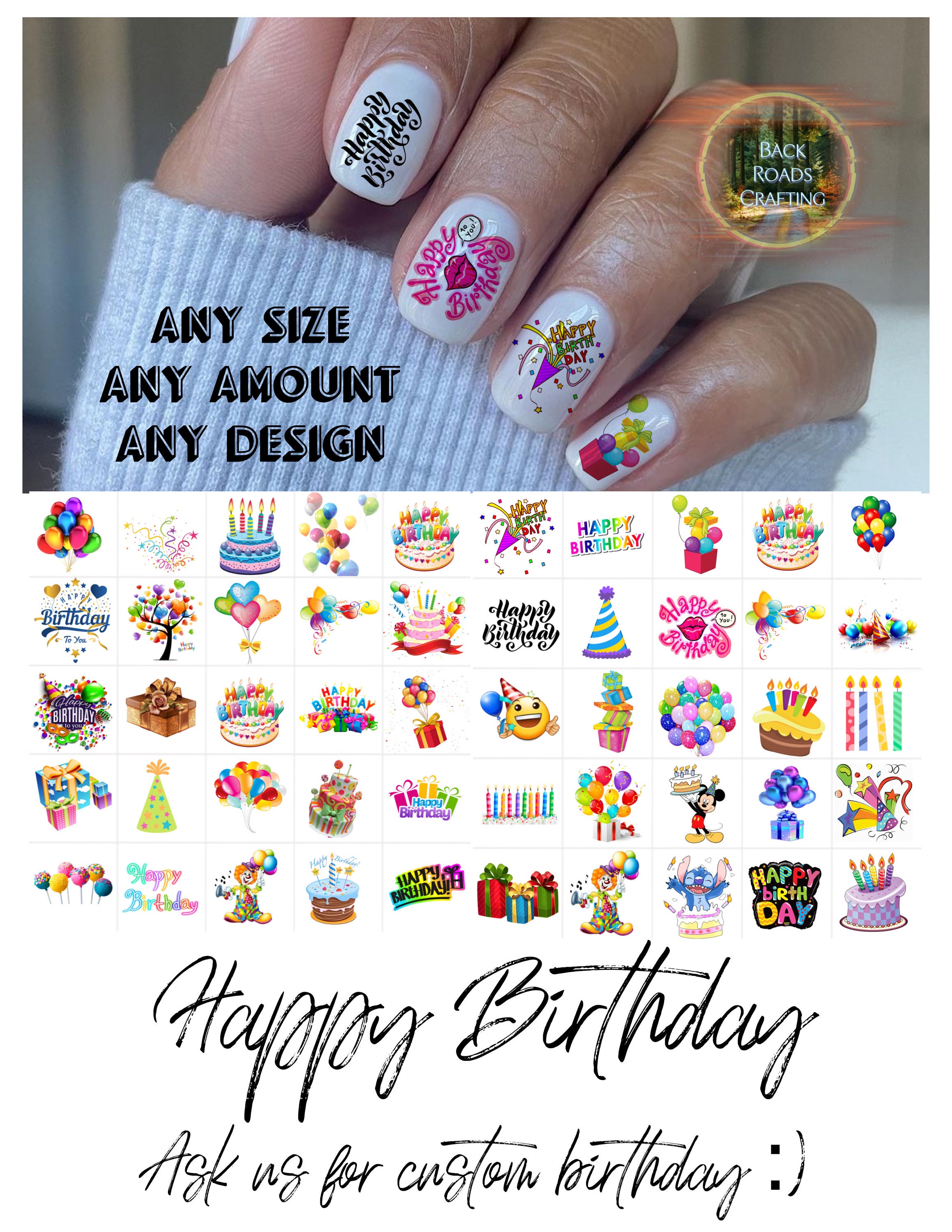 21 Fun Birthday Nails To Wear On Your Special Day | Darcy