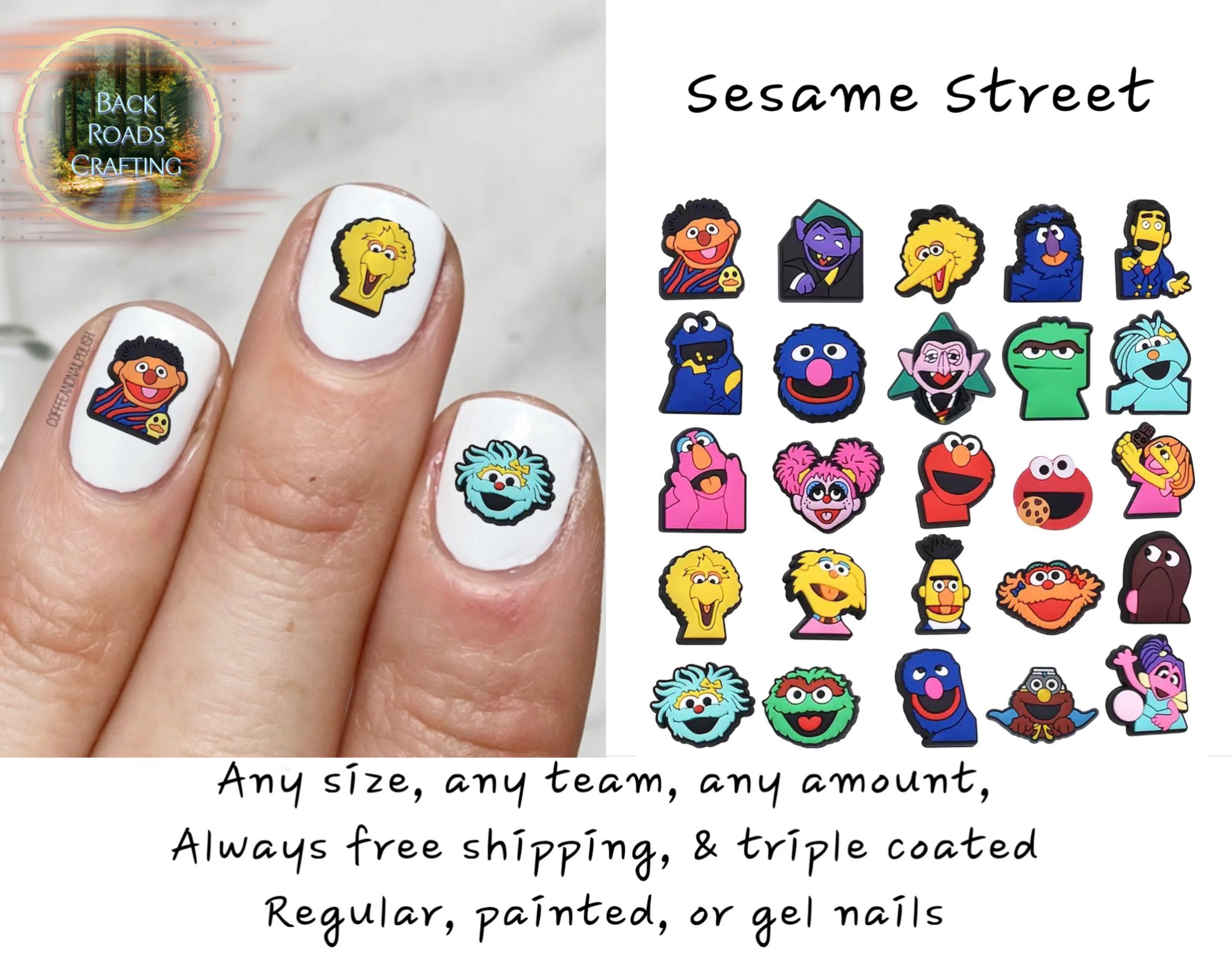 Sesame Street Nail Art
