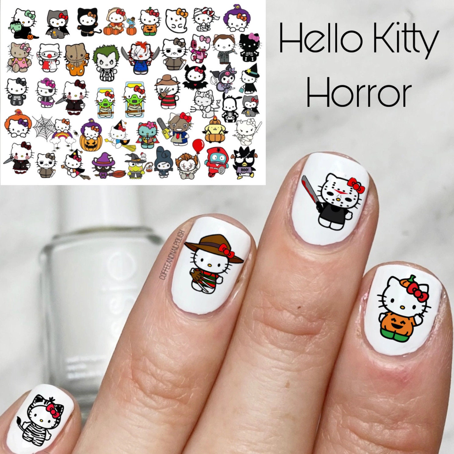 FREE Hello Kitty or Chanel Logo Nail Stickers - The Bandit Lifestyle