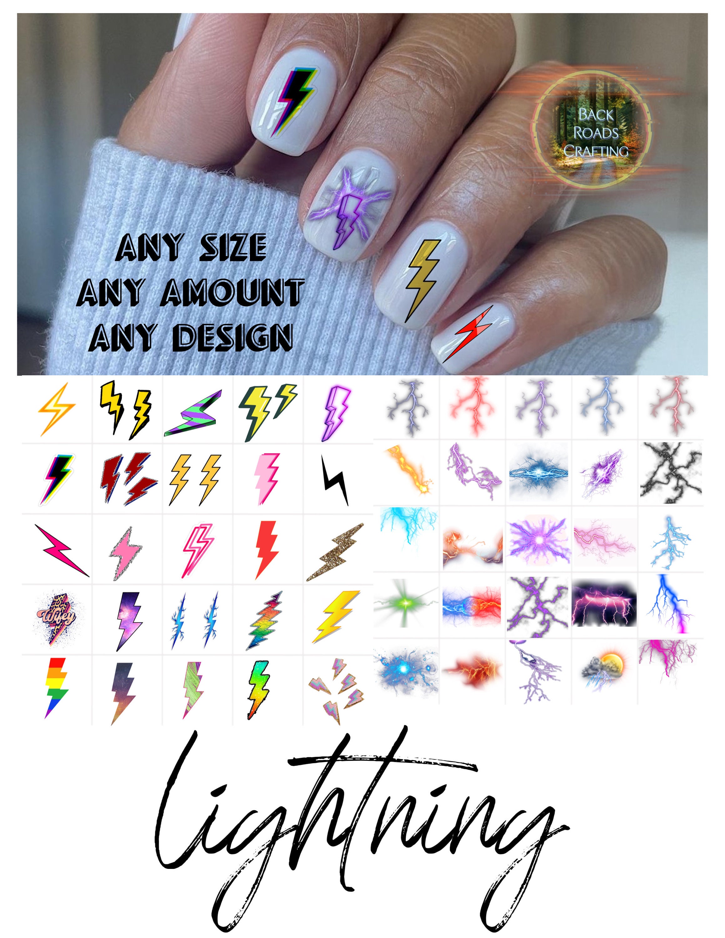 Lightning bolt nail deals